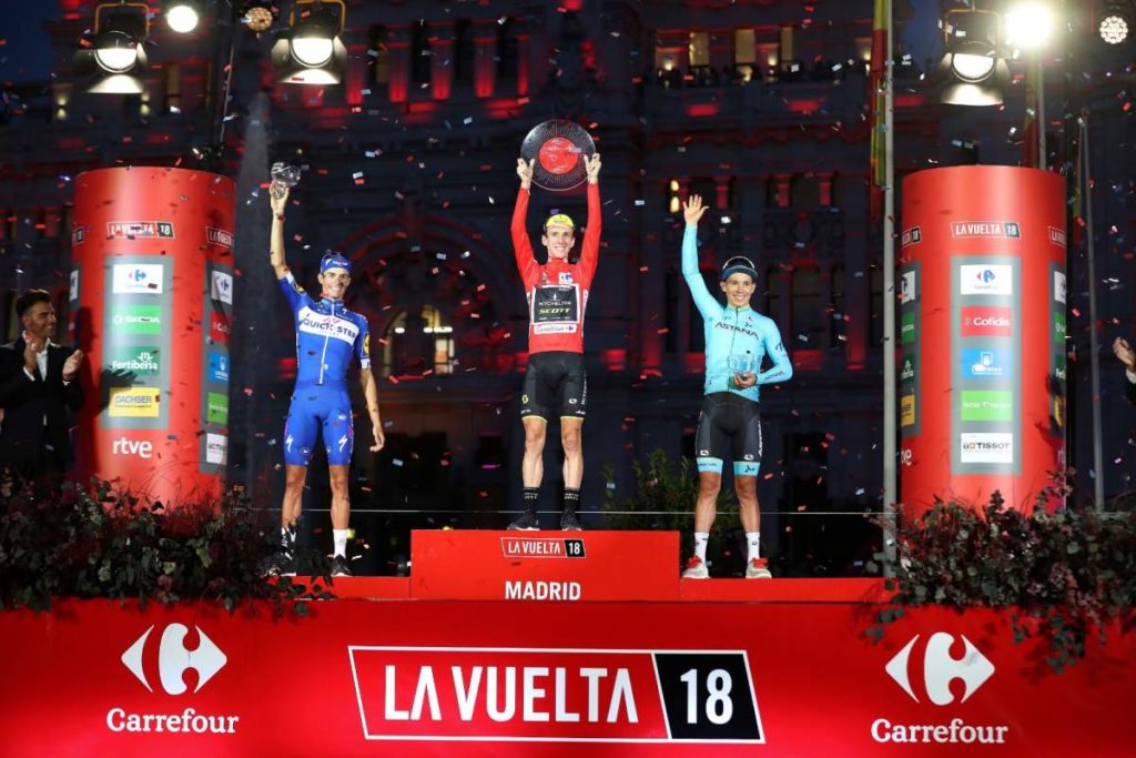 Podium de La Vuelta 2018